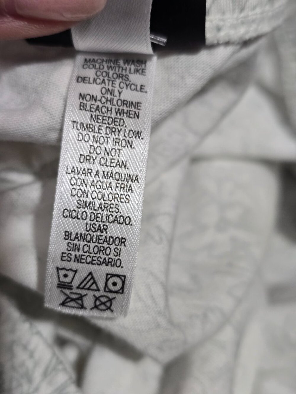 Felina White Gray Floral Lounge Shorts Pajama Bottoms Pockets Drawstring XL NWOT - Picture 5 of 12